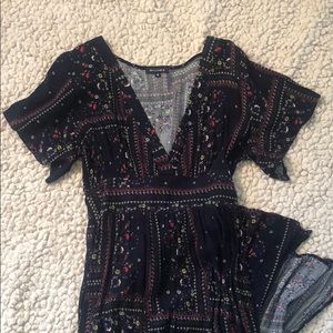 Floral Print William B Maxi Dress